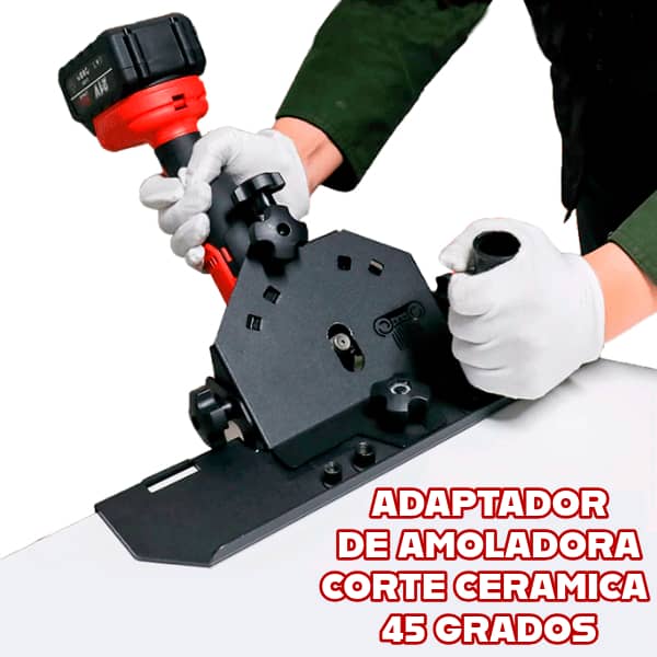 ADAPTADOR PARA AMOLADORA DE CORTE 45° PARA CERAMICA