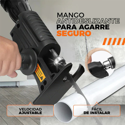 ADAPTADOR DE TALADRO A SIERRA PORTÁTIL