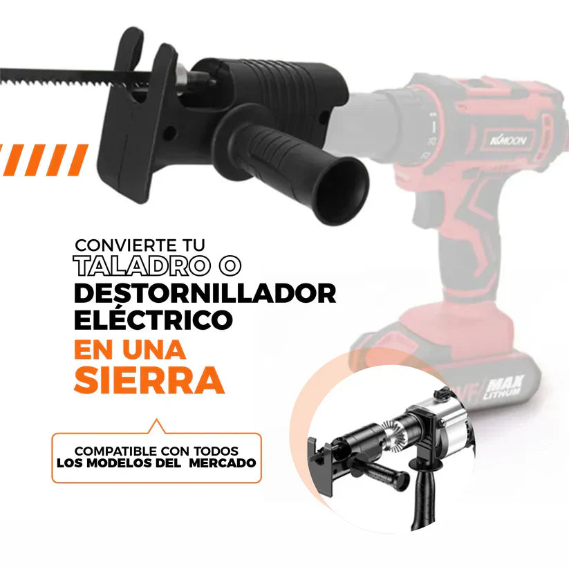 ADAPTADOR DE TALADRO A SIERRA PORTÁTIL