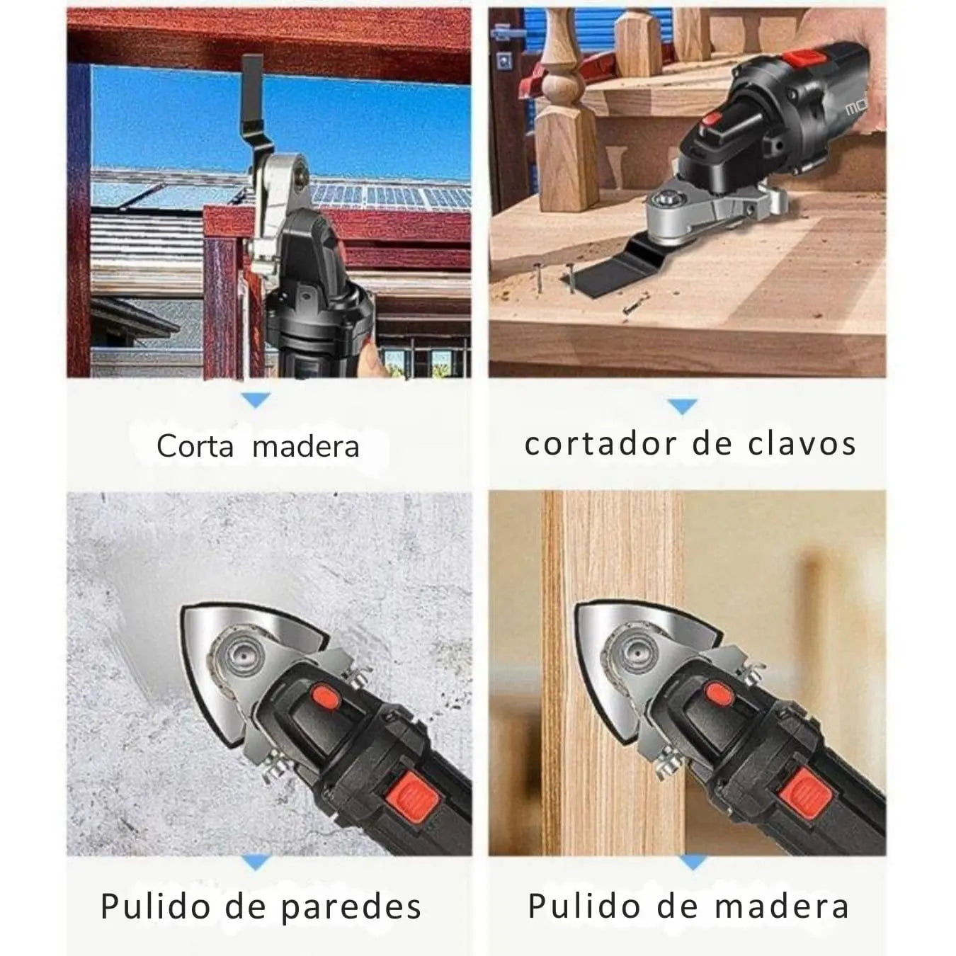 ADAPTADOR AMOLADORA A CORTADORA OSCILANTE Y LIJADORA